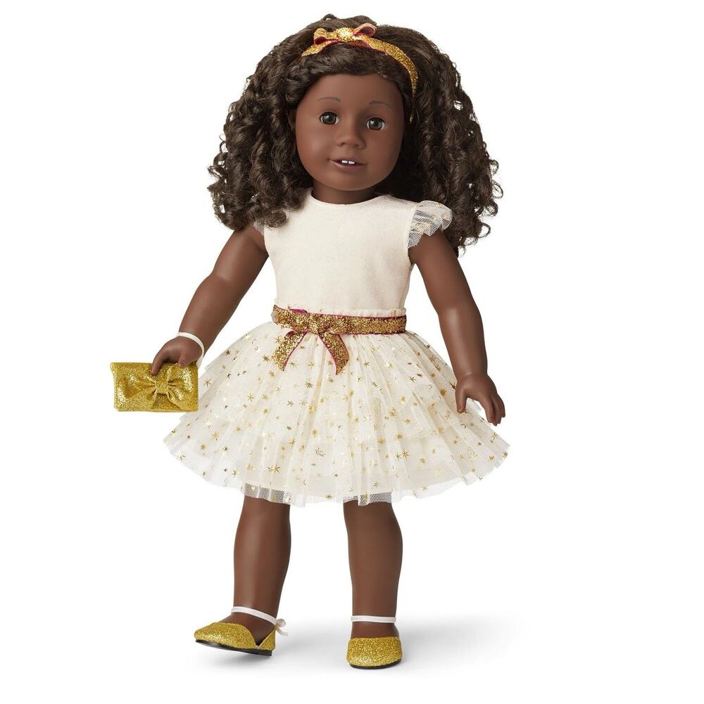 American Girl Doll Truly Me All That Glitters Dress Christmas/Holiday Outfit